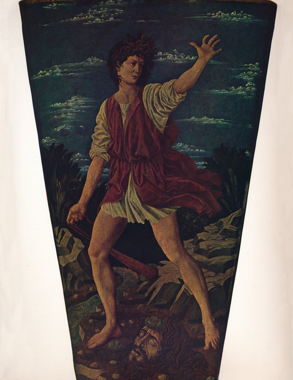 Den ungdommelige David, c1450 af Andrea del Castagno