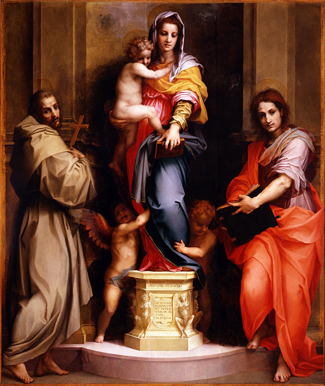 Madonna of the Harpies af Andrea del Sarto