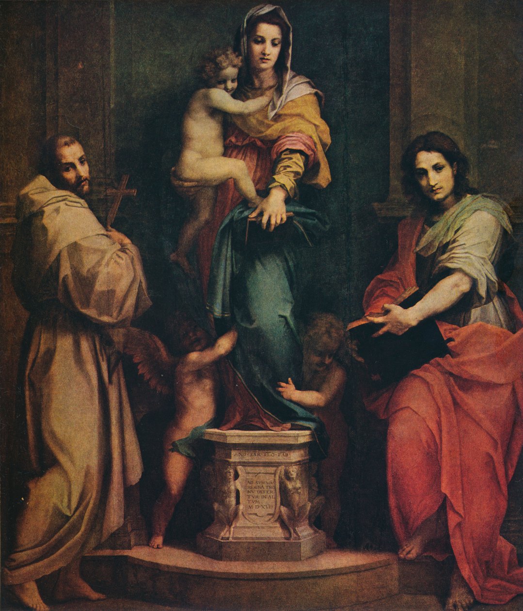 Madonna of the Harpies, 1517 af Andrea del Sarto