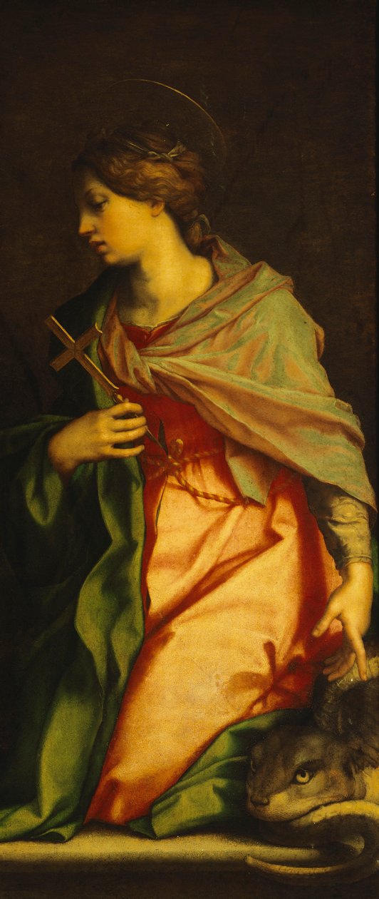 Maleri af Santa Margherita, af Andrea del Sarto (1486-1530), katedralen i Pisa af Andrea del Sarto
