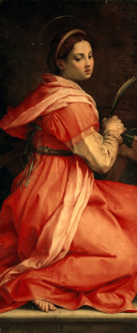 Den hellige Katarina af Alexandria, ca. 1530 af Andrea del Sarto