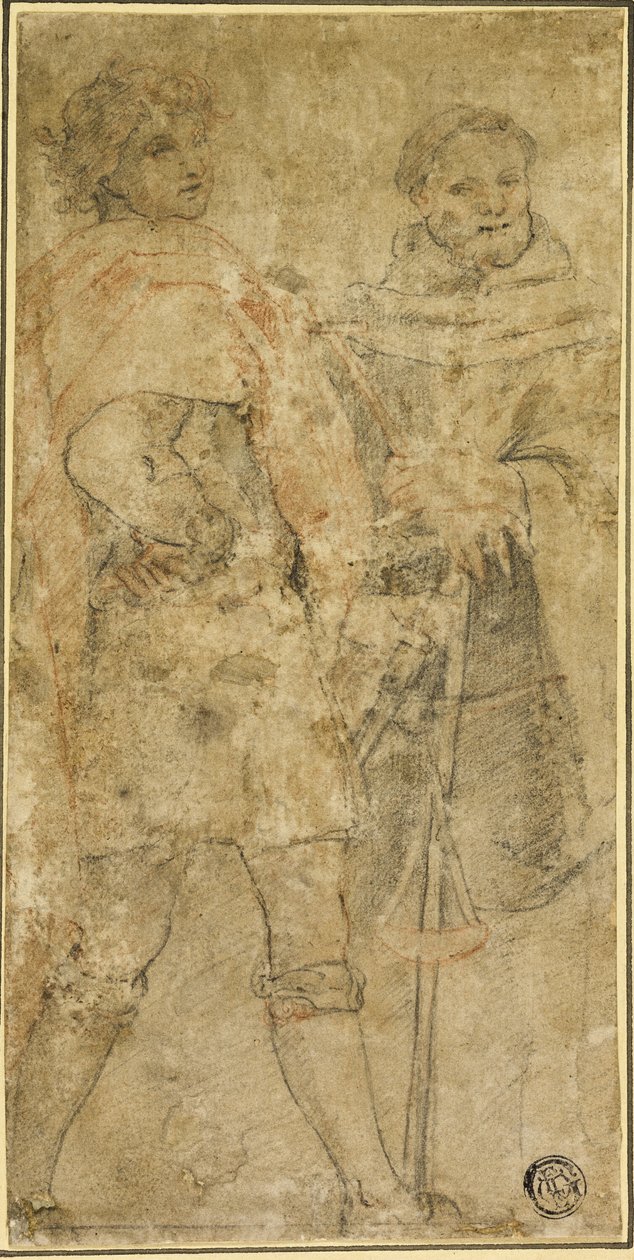 Sankt Michael og San Giovanni Gualberto af Andrea del Sarto
