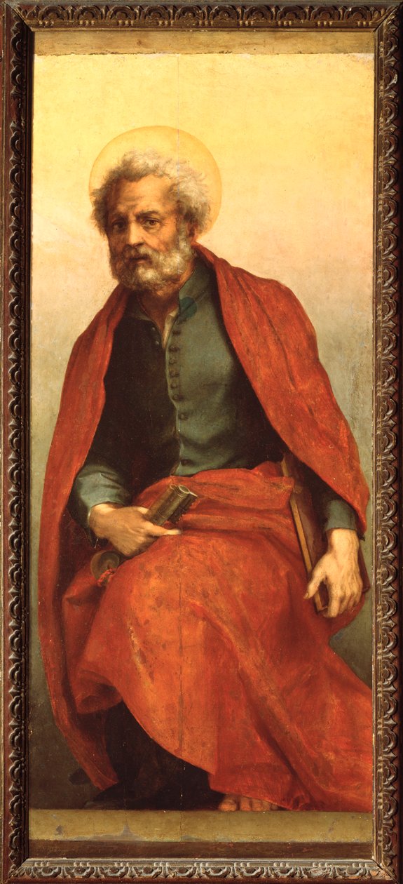 Sankt Peter, St. Agnes altertavle (maleri, 1525-1528) af Andrea del Sarto