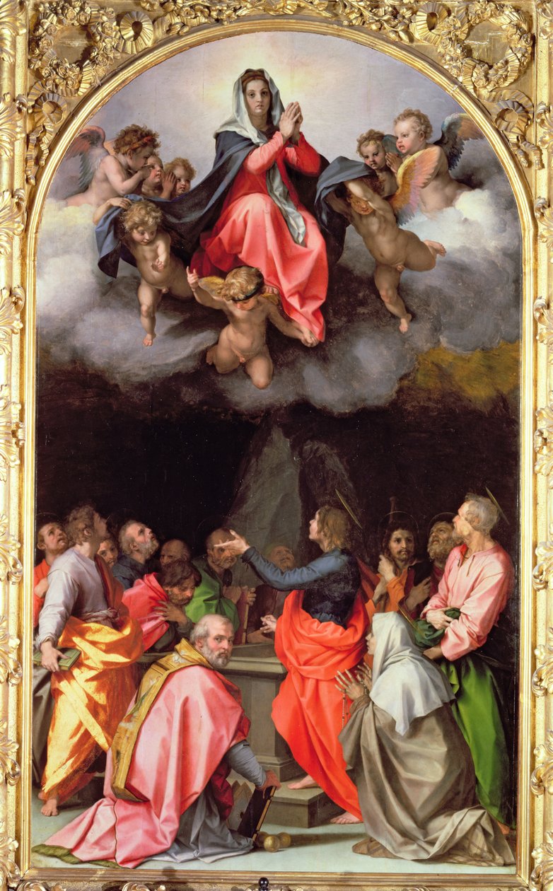 Maria Himmelfart (Maria Himmelfahrt) (altertavle) af Andrea del Sarto