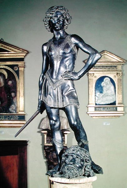 David, ca. 1470 (bronze) (se også 93596) af Andrea del Verrocchio