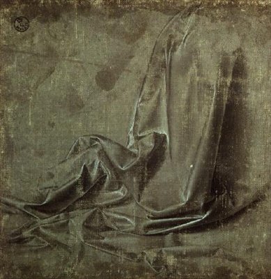 Undersøgelse af draperier af Andrea del Verrocchio