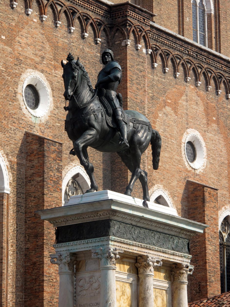 Rytterstatue af Condottiere Colleoni af Andrea del Verrocchio af Andrea del Verrocchio