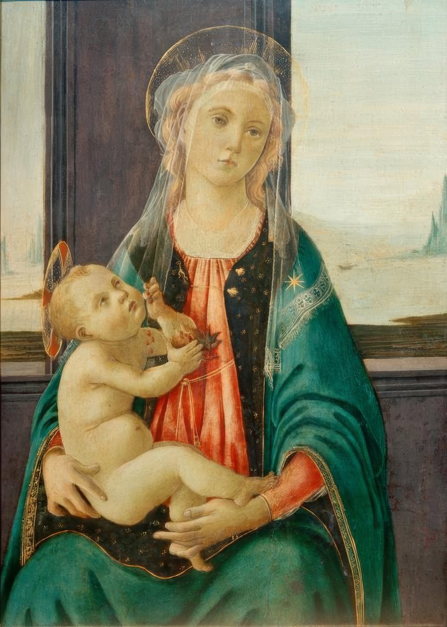 Madonna mit Kind (Madonna of the Sea) af Andrea del Verrocchio