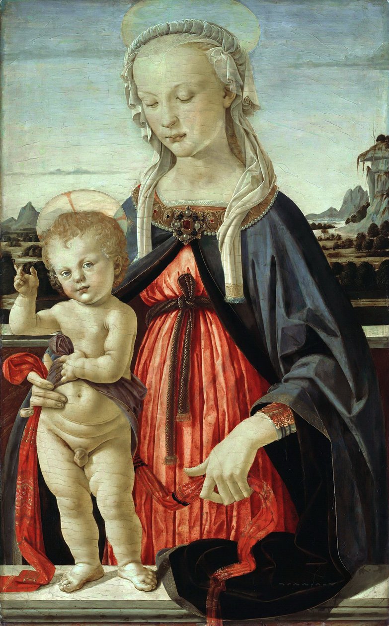 Madonna med barn, ca 1470. af Andrea del Verrocchio