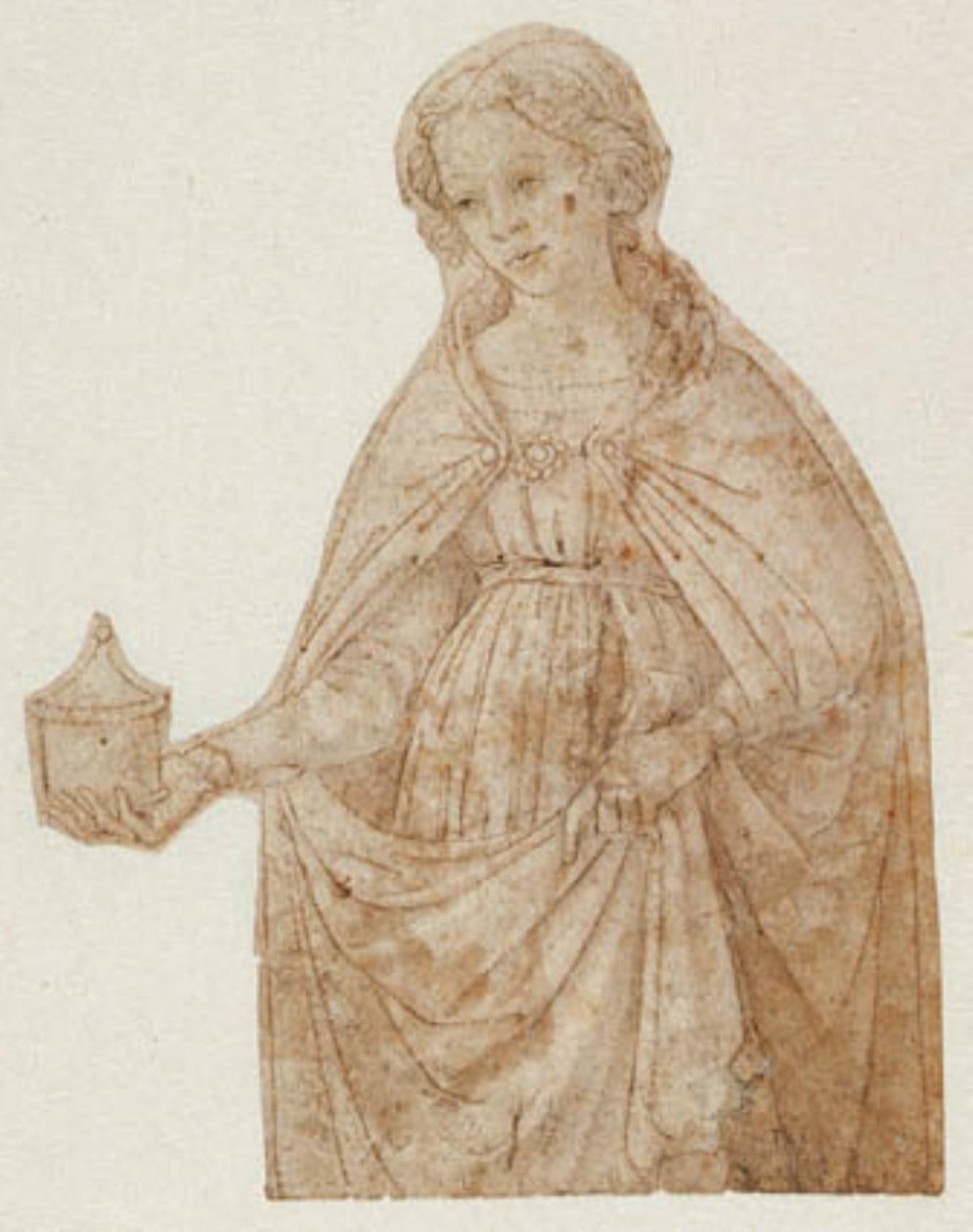 Maria Magdalene med salvekrukken. Knæfigur af Andrea del Verrocchio