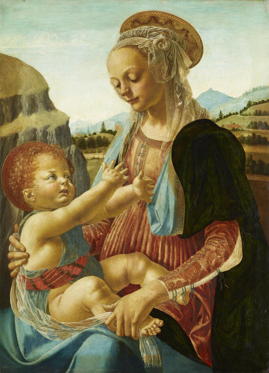 Maria med barnet af Andrea del Verrocchio