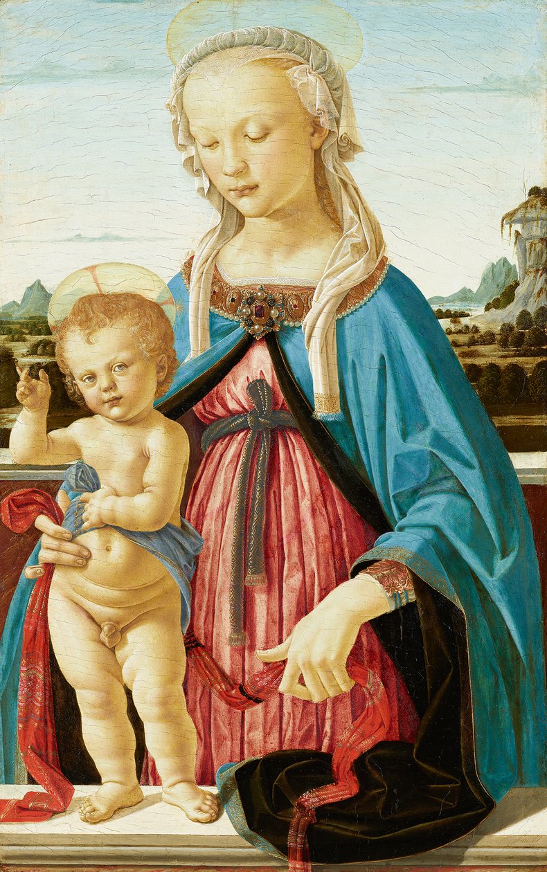 Jomfruen med barnet af Andrea del Verrocchio