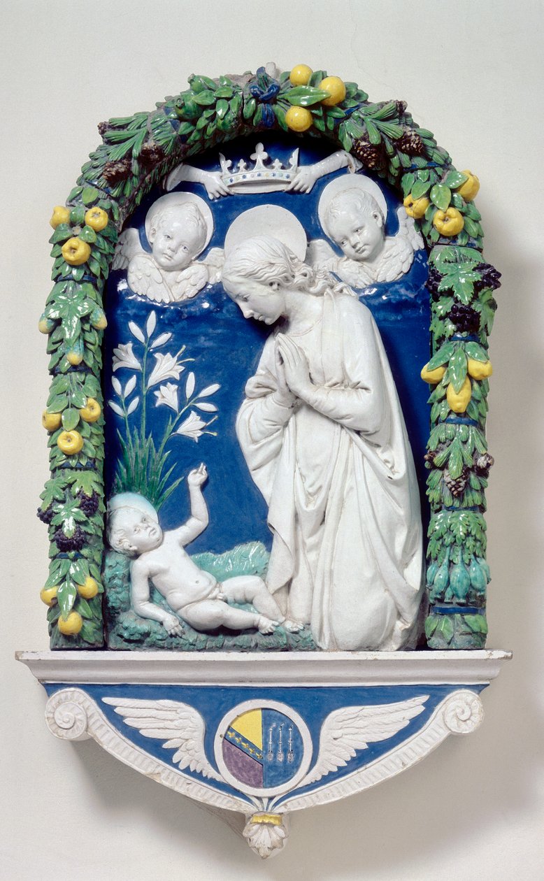 Madonna af liljerne af Andrea Della Robbia