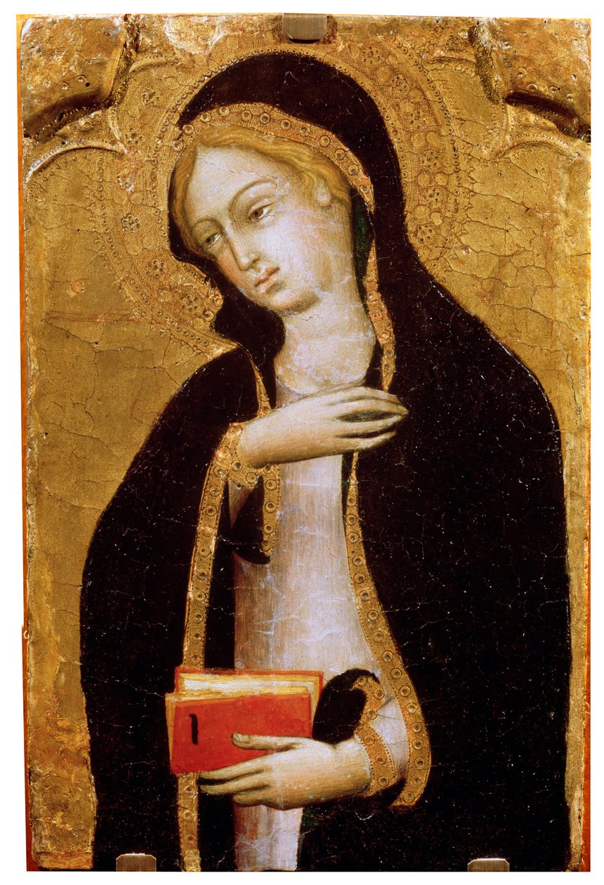 Jomfru bebudede, c1410 af Andrea di Bartolo