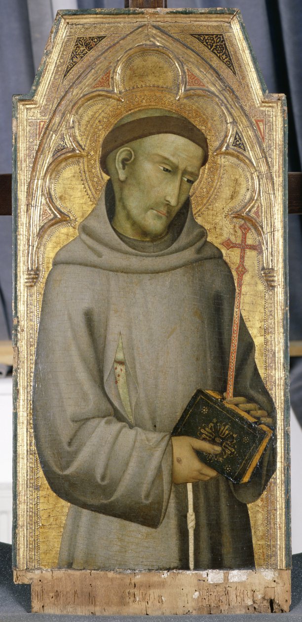 St. Francis, ca. 1375 (tempera på poppeltræ) af Andrea di Vanni dAndrea Salvani Andrea di Vanni dAndrea Salvani