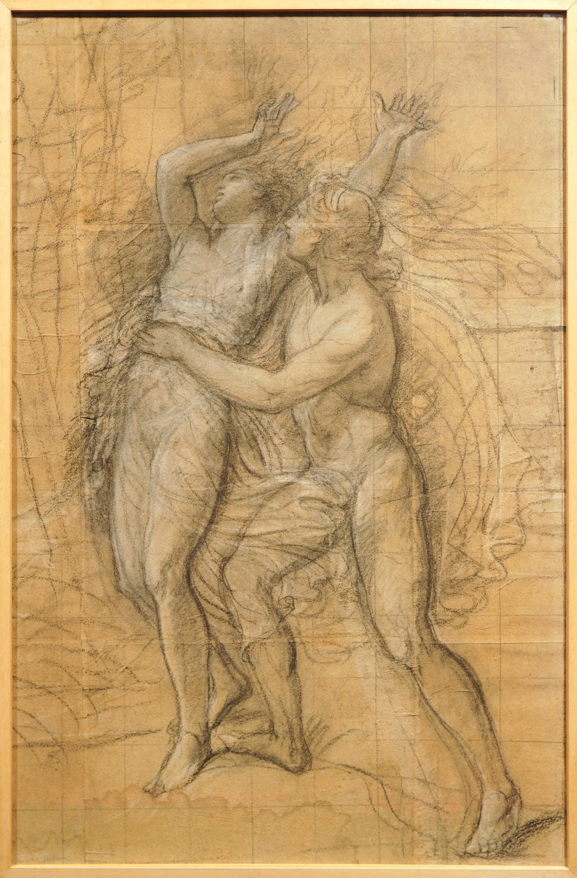 Apollo og Daphne af Andrea Appiani (1754-1817), tegning af Andrea the Elder Appiani