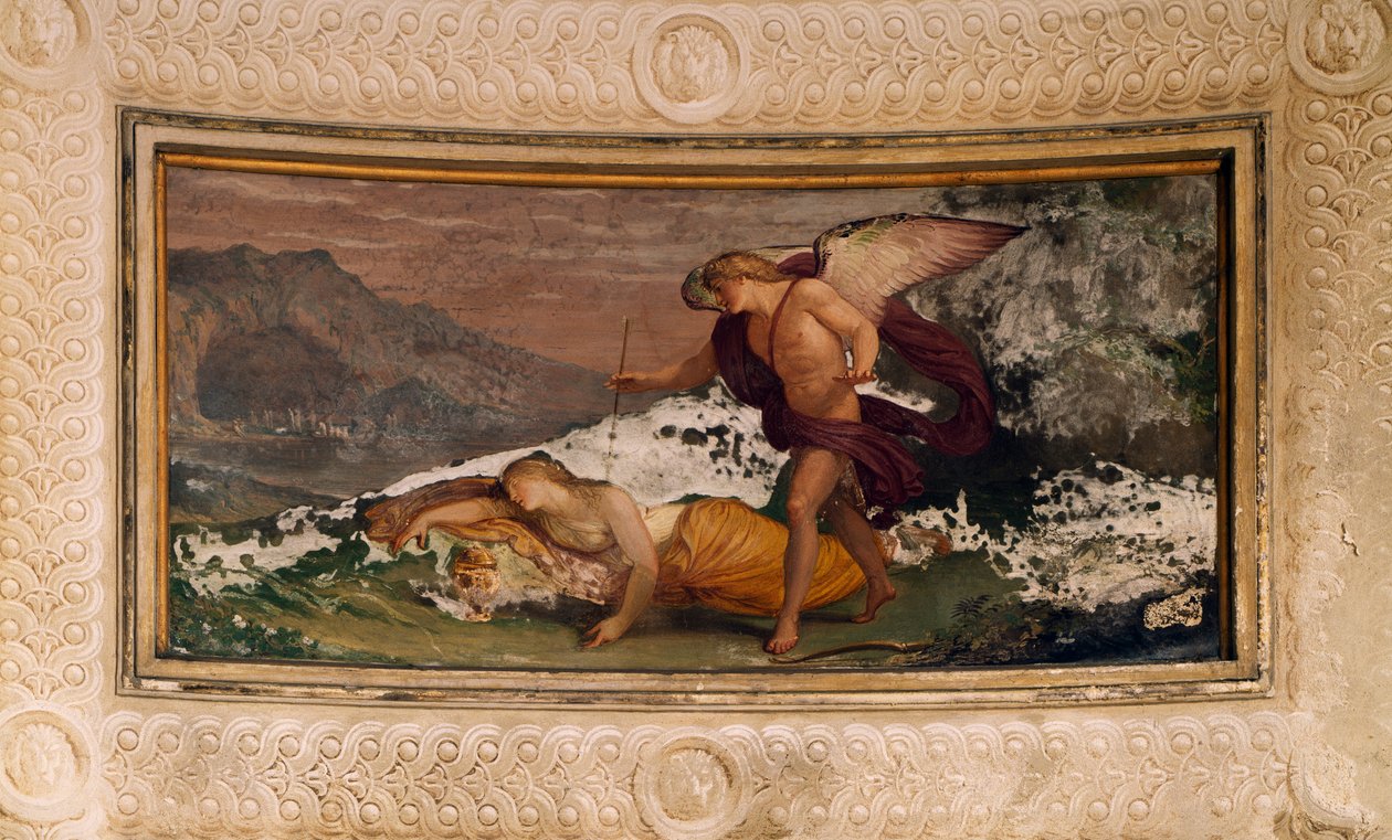 Fresco af Andrea Appiani (1754-1817), Villa Reale, Monza, Italien af Andrea the Elder Appiani