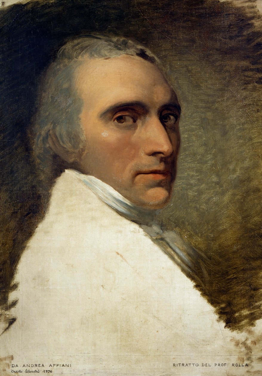 Portræt af Alessandro Rolla (Pavia af Andrea the Elder Appiani