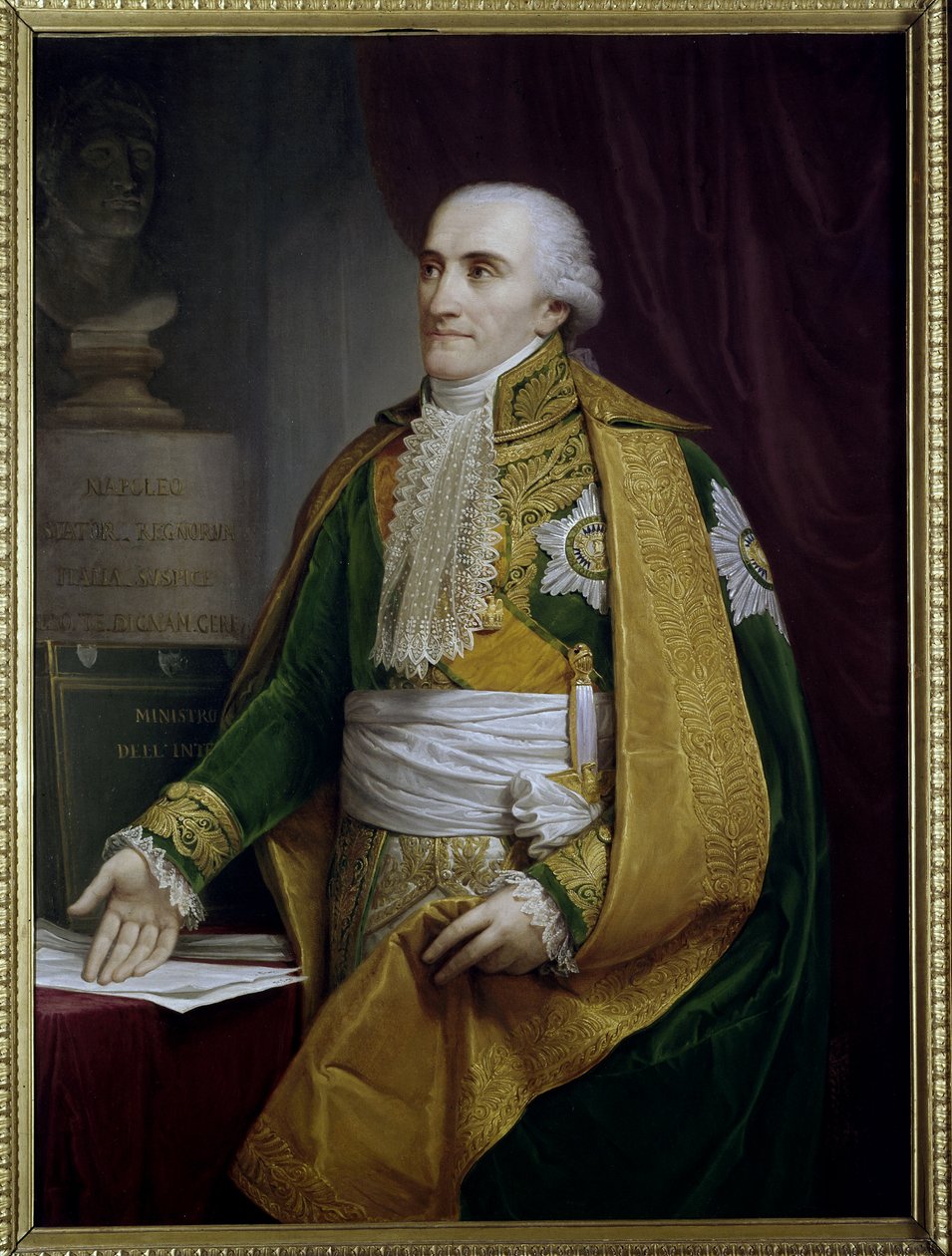 Luigi Giuseppe Arborion muotokuva Gattinarasta af Andrea the Elder Appiani