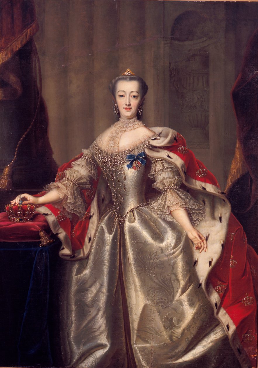 Sophie-Madeleine fra Brandenburg-Culmbach af Andreas Brünniche