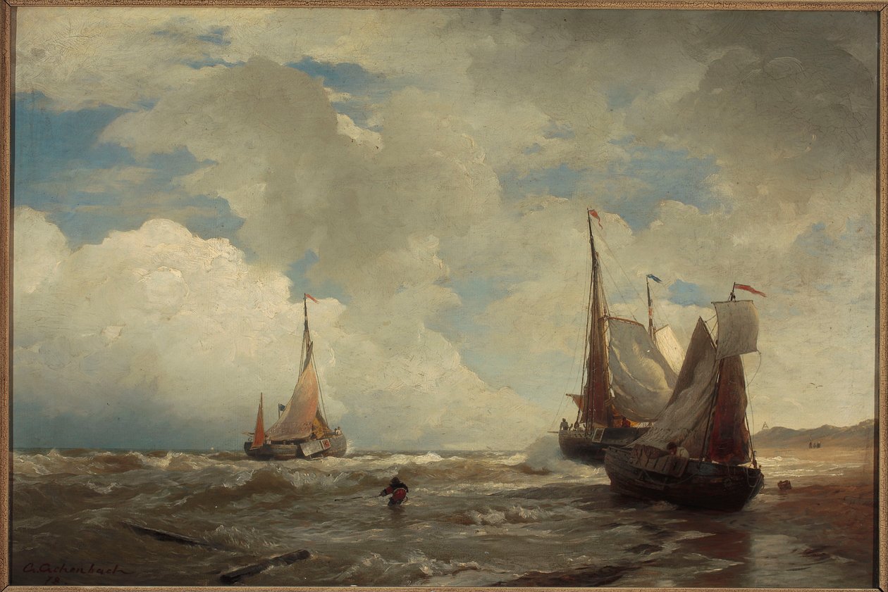 Ved Nordsøens kyst af Andreas Achenbach