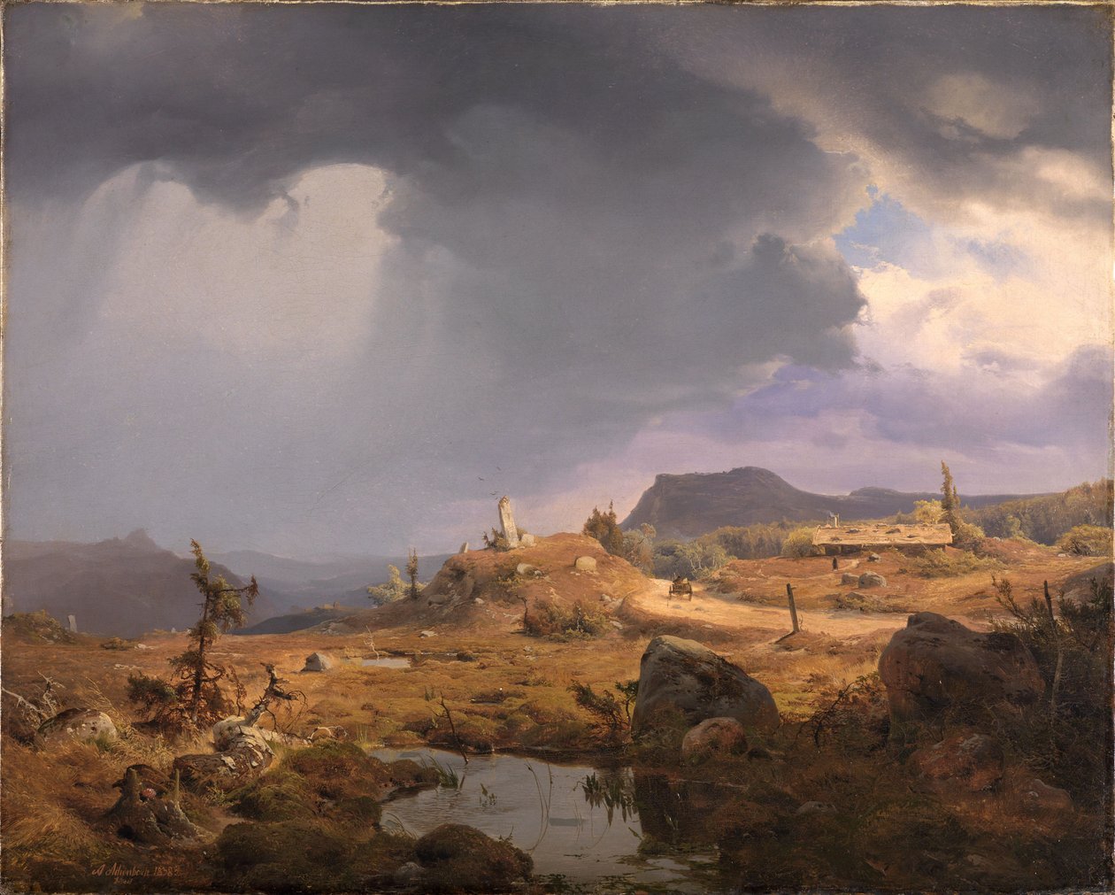 Norsk landskab af Andreas Achenbach
