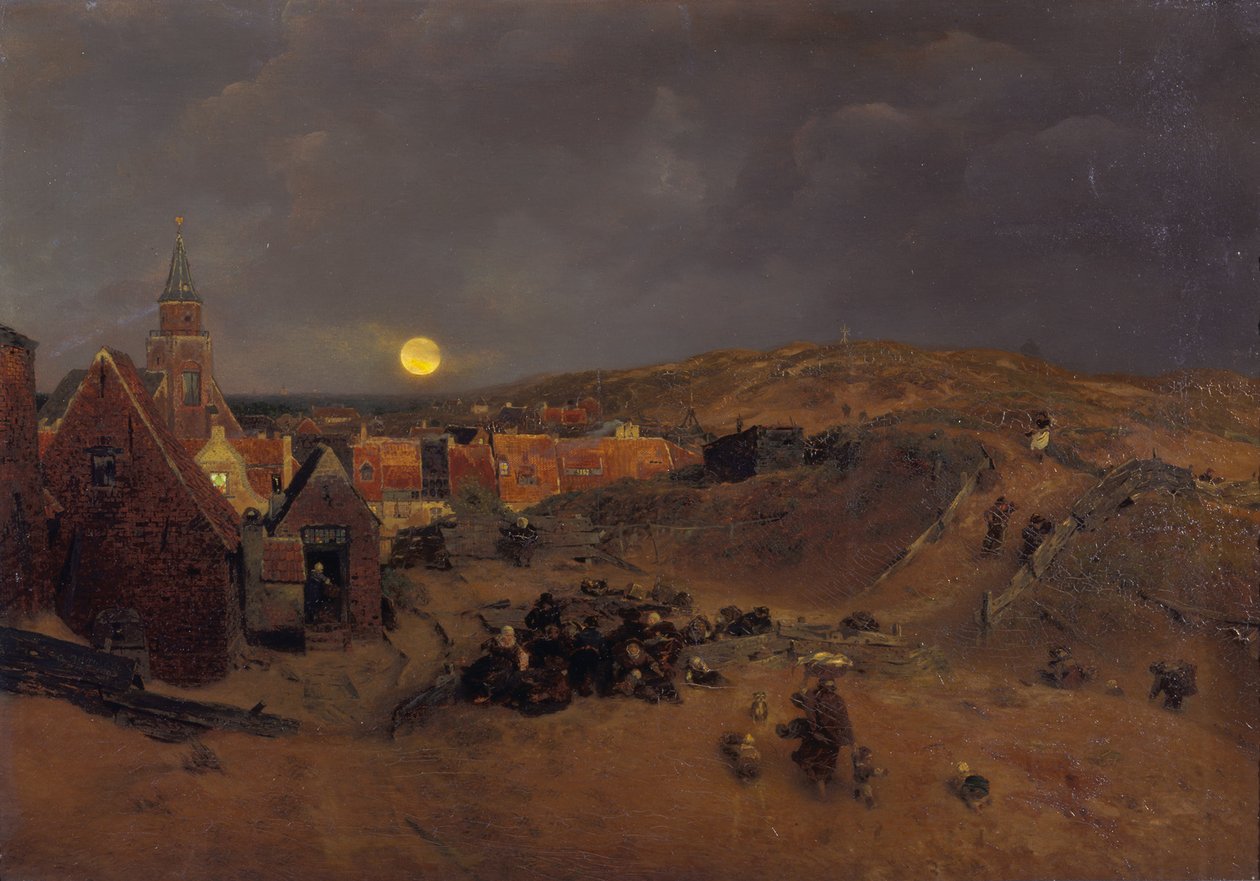 Scheveningen af Andreas Achenbach