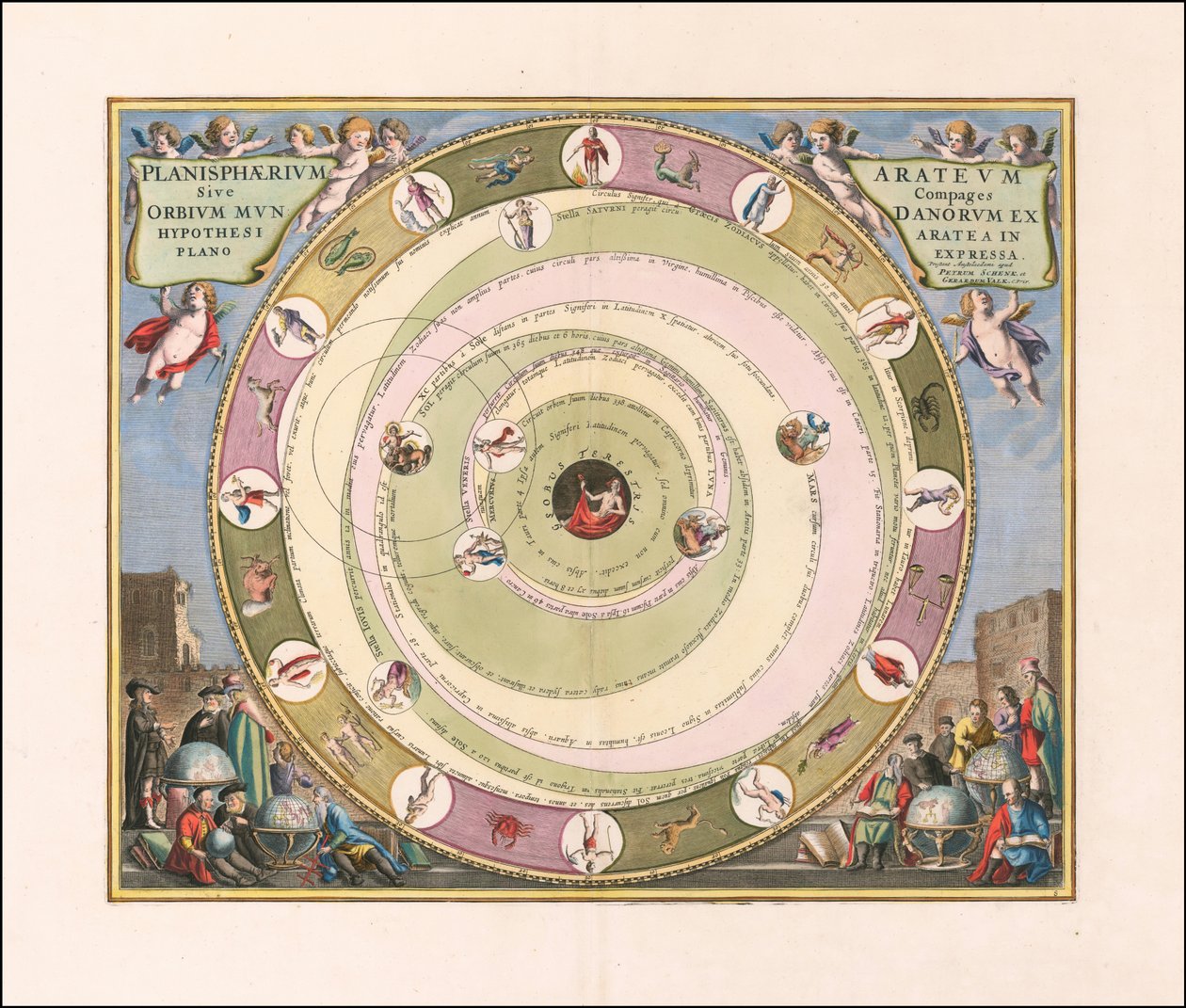 Himmelkort fra 1660, der illustrerer den græske astronom Aratus