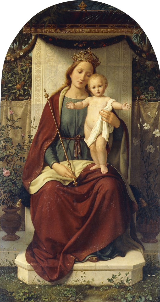 Madonna og barn af Andreas Johann Jacob Müller