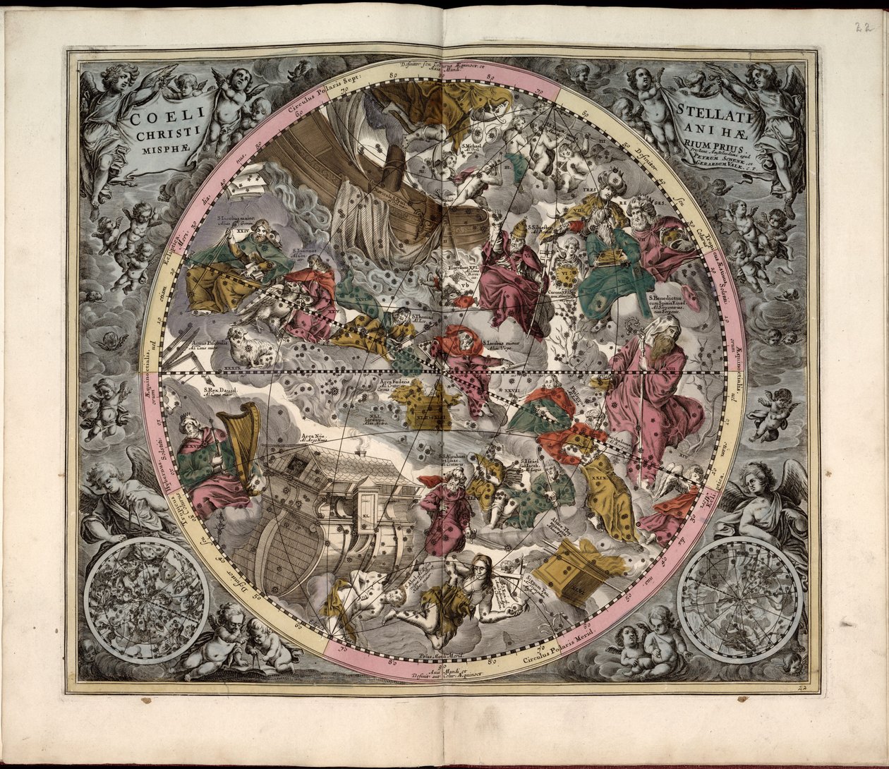 Phillips, 4274 Også tilgængelig via Library of Congress-webstedet som et rasterbillede. Indeholder indeks. Nogle plader graveret af Johannes van Loon. Udover de 29 plader, der er angivet i indholdsfortegnelsen, er der en ekstra plade mellem pladen af Andreas; Schenk Cellarius