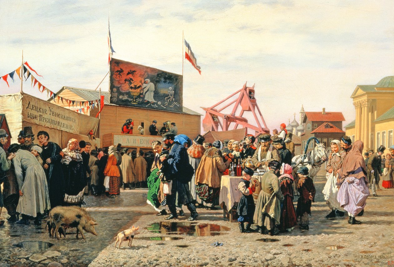 Boder til påskeugen i Tula, 1868 af Andrei Andreevich Popov