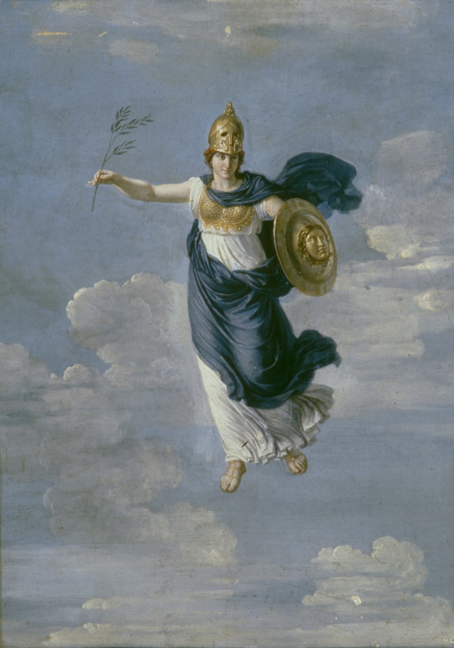 Minerva i himlen, 1820 af Andrei Ivanovich Ivanov