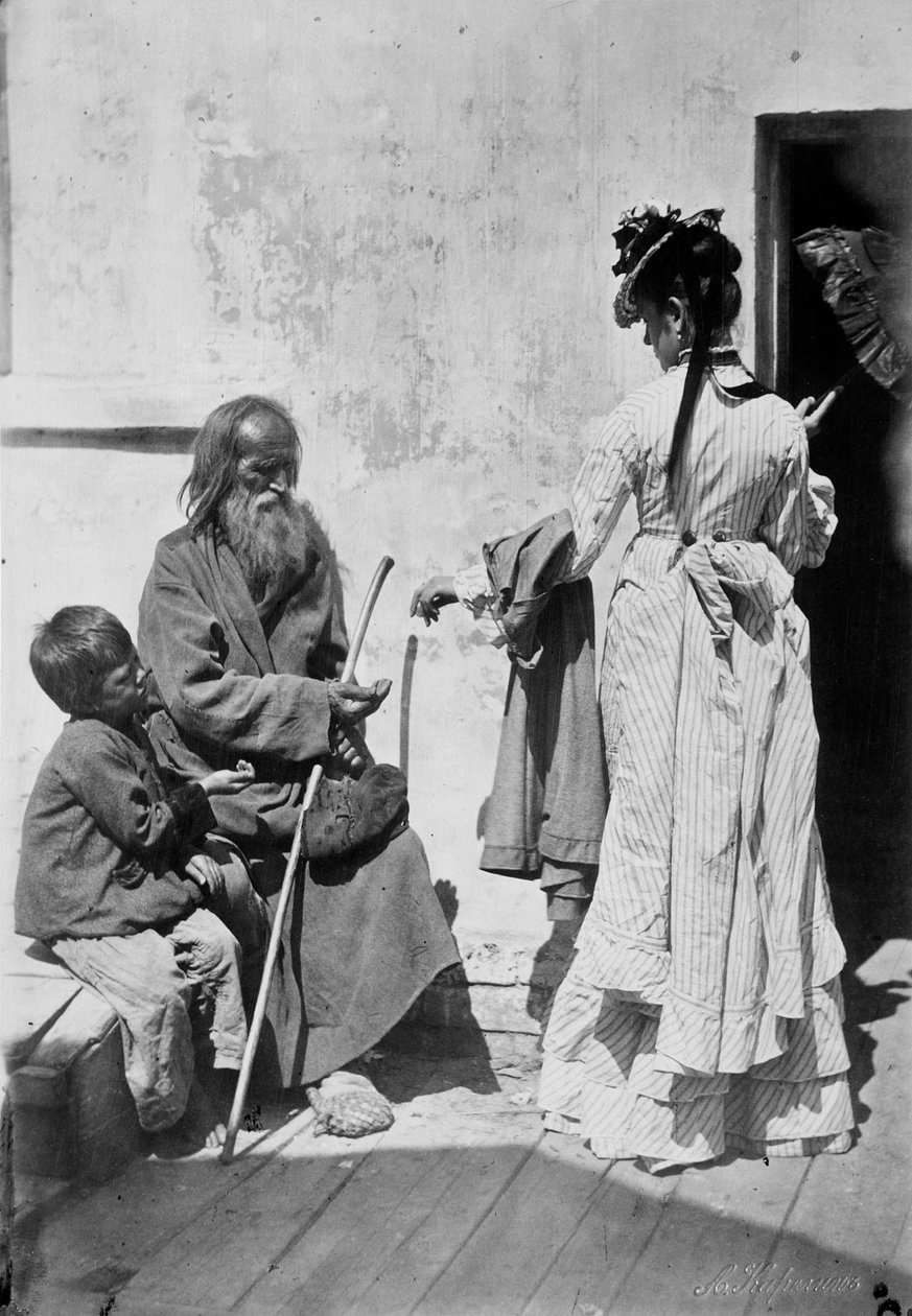 Alms, c1870-c1875. af Andrei Osipovich Karelin