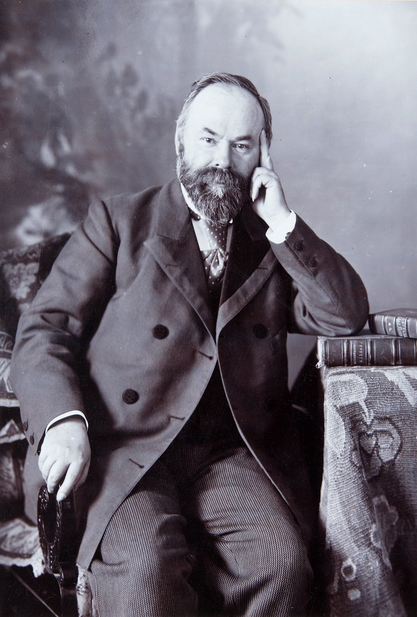 Pyotr Shchukin, russisk kunstsamler, c1890-c1900 af Andrei Osipovich Karelin