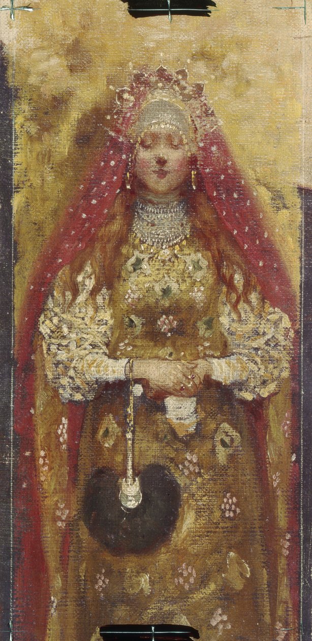 Boyars Wife Detail, 1899 af Andrei Petrovich Ryabushkin