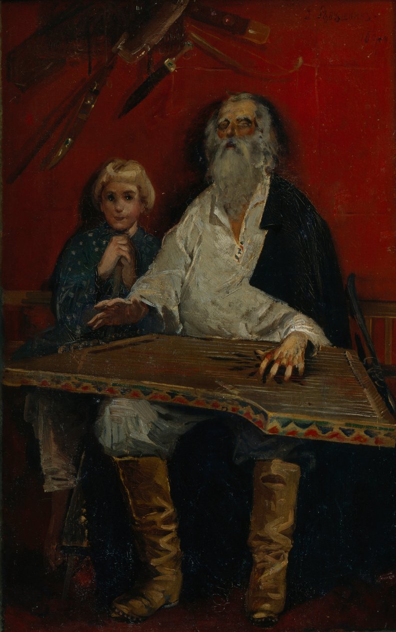 Gusli-spilleren af Andrei Petrovich Ryabushkin