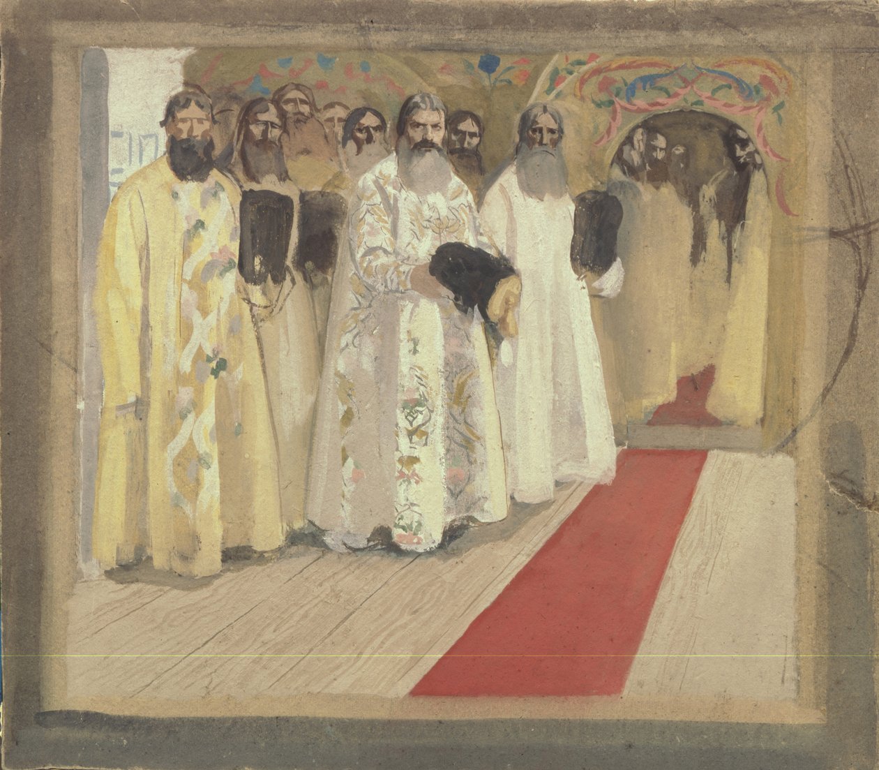 Venter på zaren, 1901 af Andrei Petrovich Ryabushkin