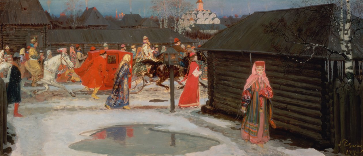 Bryllupsoptoget af Andrei Petrovitch Rjabuschkin