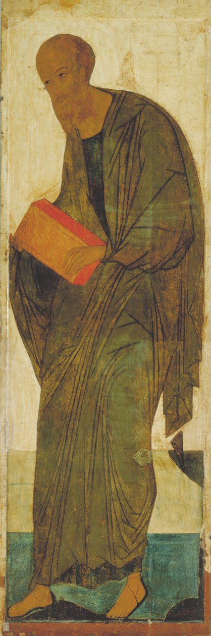 Apostlen Paulus fra Deesis Range, ca 1408 af Andrei Rublev