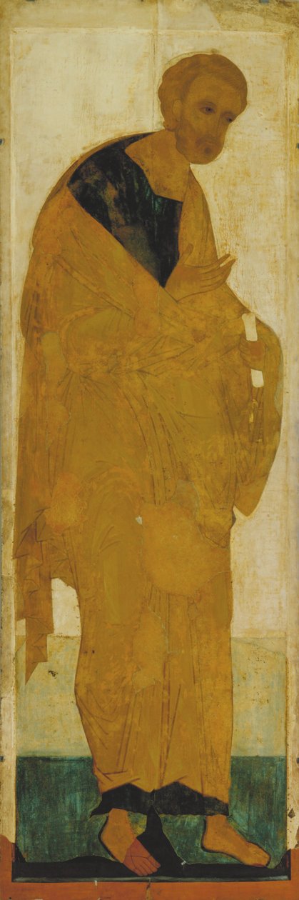 Apostlen Peter fra Deesis Range, ca 1408 af Andrei Rublev
