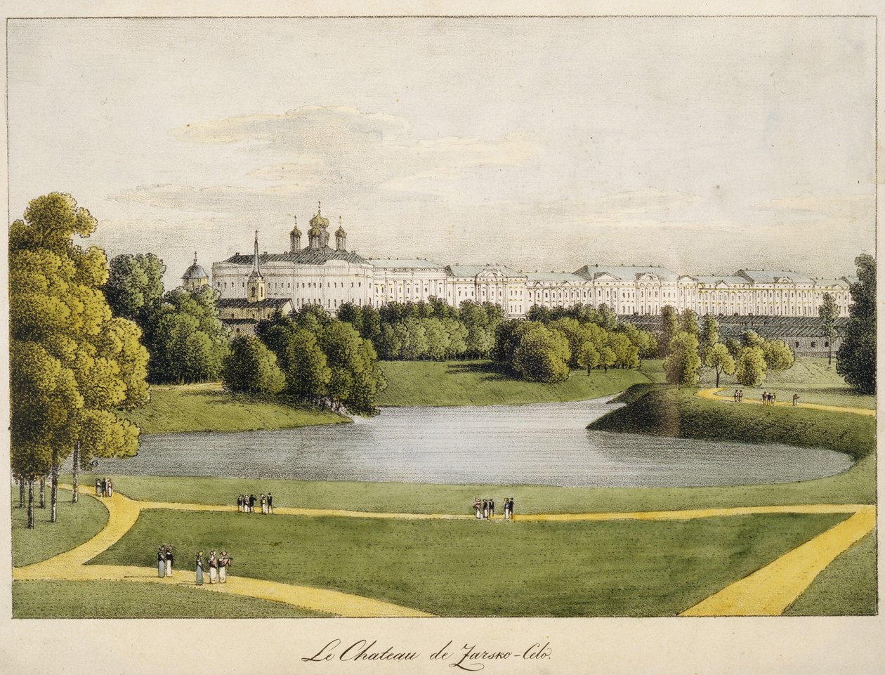 Katarinapaladset i Tsarskoye Selo, 1821-1822 af Andrei Yefimovich Martynov