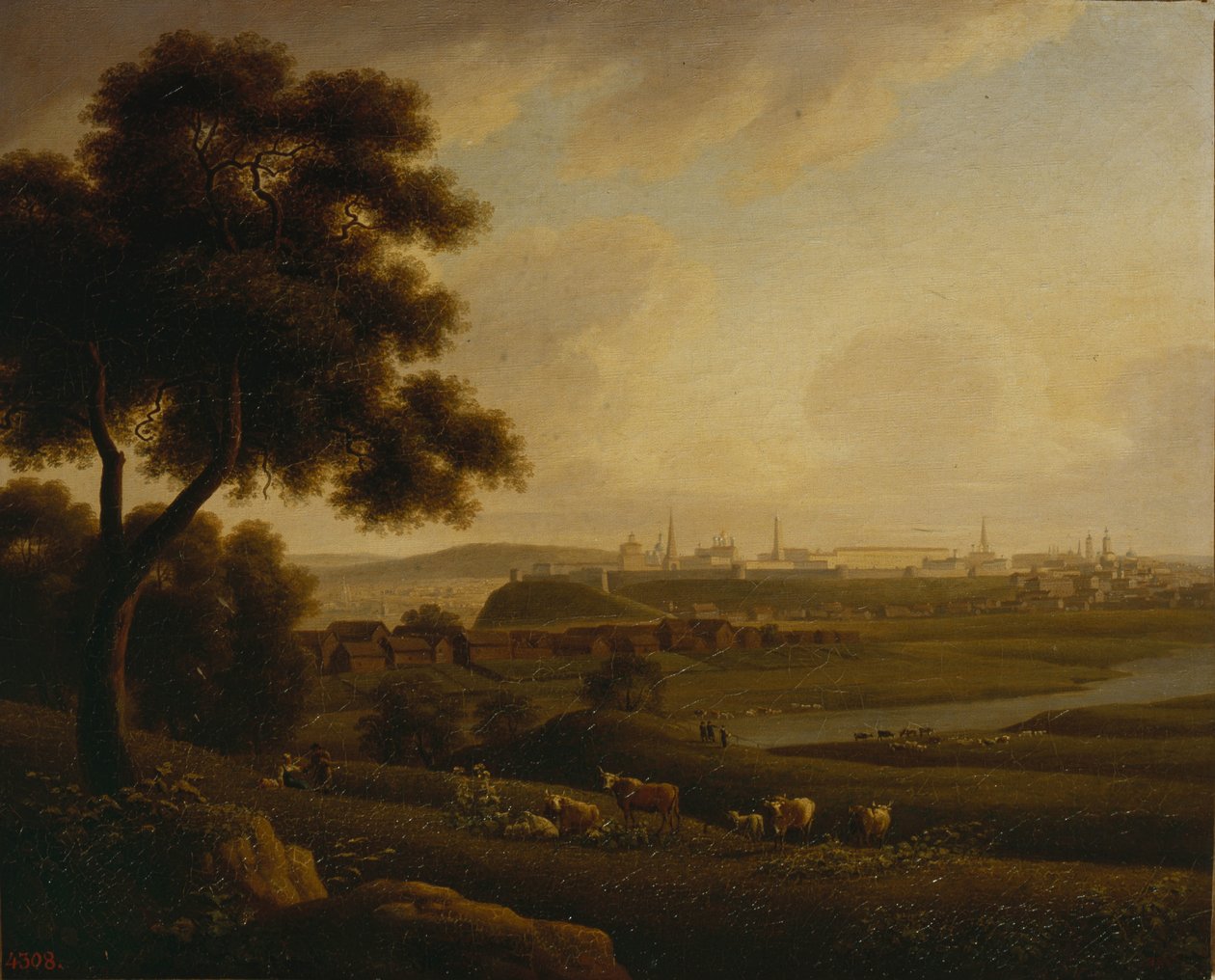Udsigt over Kazan, 1816 af Andrei Yefimovich Martynov