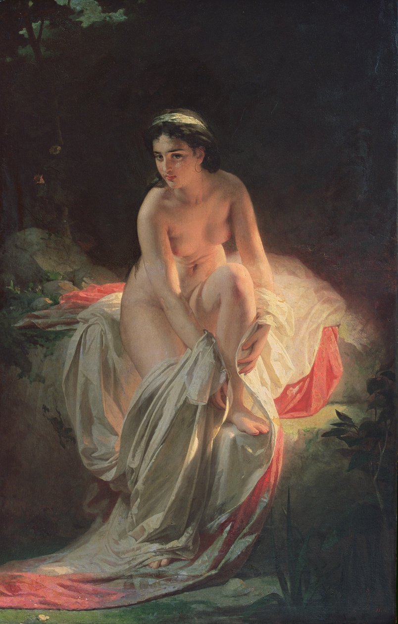 Kvinde bader, 1875 af Andrej Franzowitsch Belloli