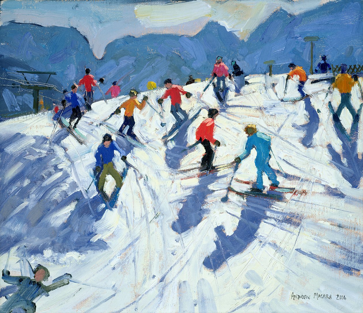 Travl skibakke, Lofer, 2004 af Andrew Macara