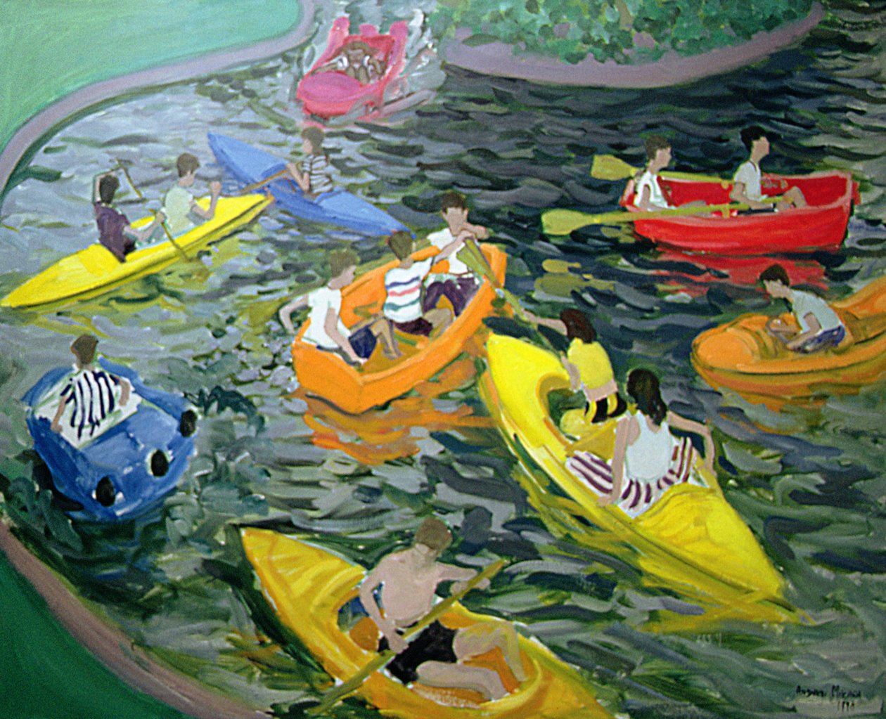 Kanoer, Wicksteed Park af Andrew Macara