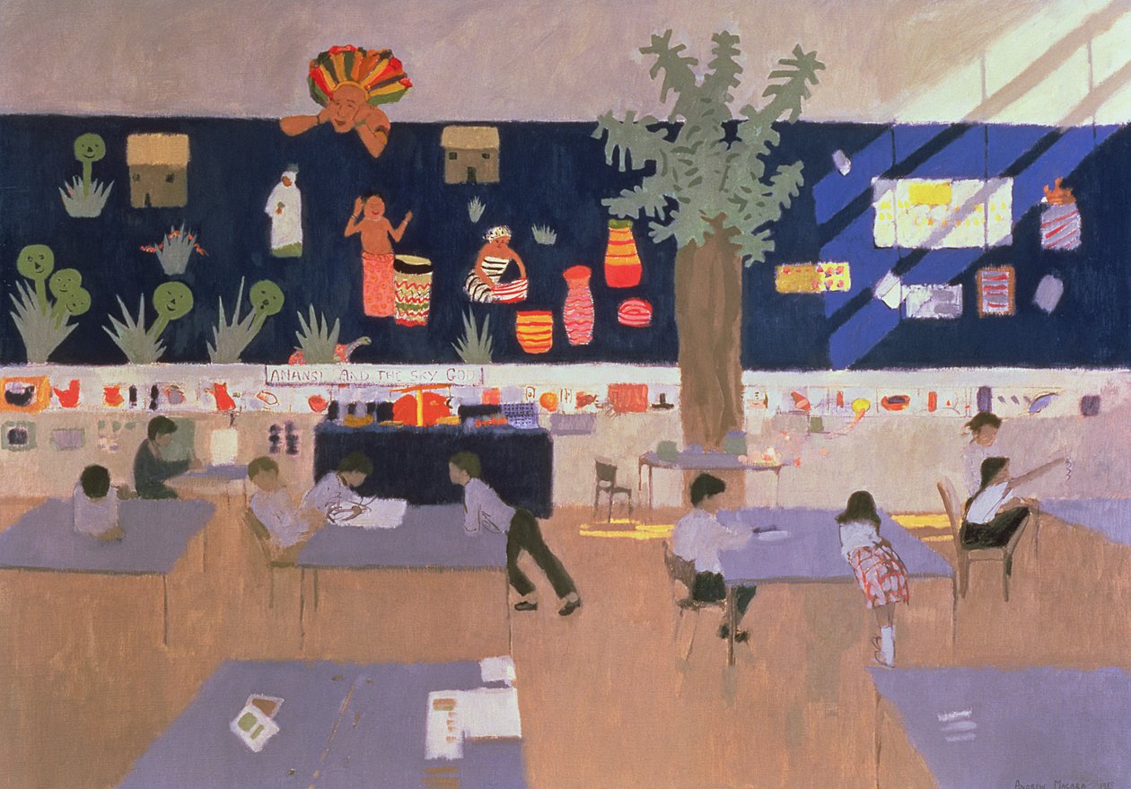 Klasseværelse, Derby, 1985 af Andrew Macara