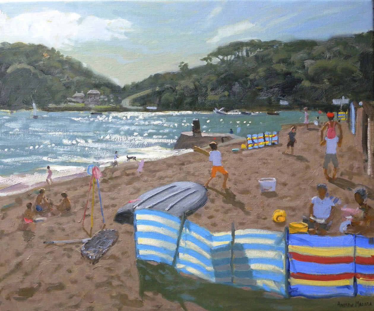 Cricket, Teignmouth, af Andrew Macara