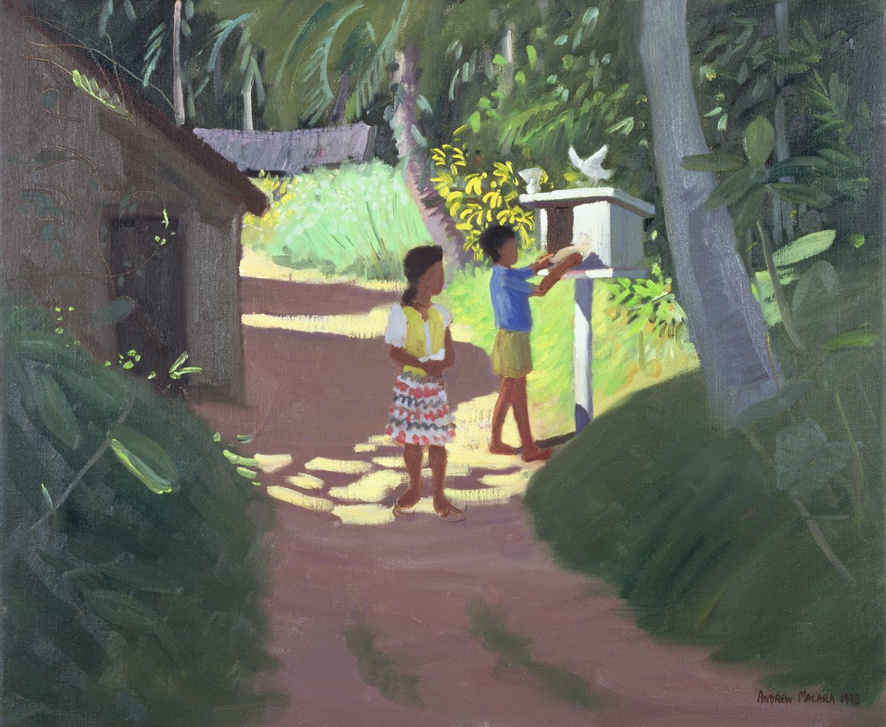 Dueslag, Bentota, Sri Lanka, 1998 af Andrew Macara