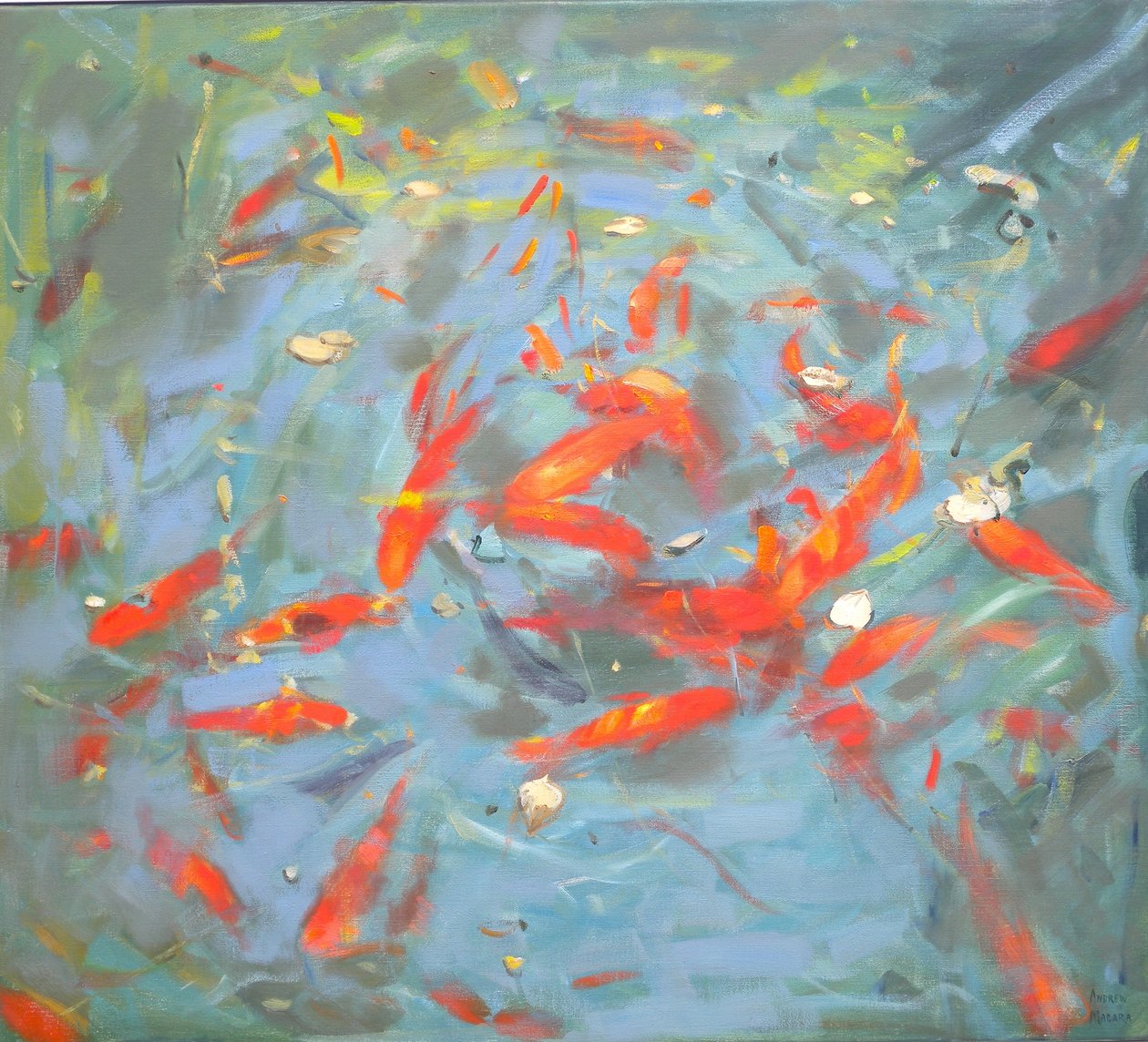 Guldfisk, 2010, af Andrew Macara