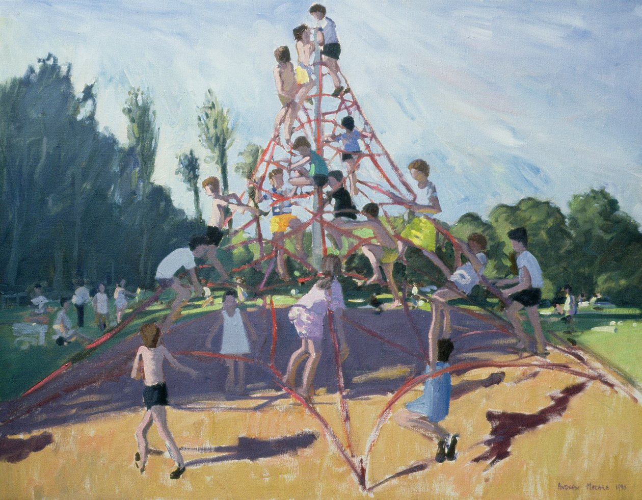 Mundy Playground, Markeaton;Derby, 1990 af Andrew Macara